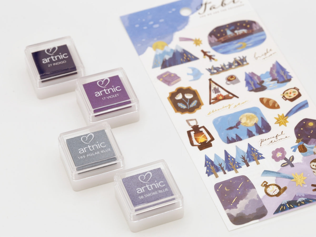 Stickers japonais | Nuit au campement