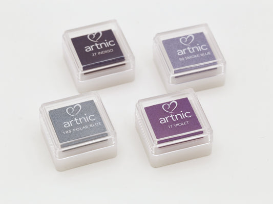Tampon encreur japonais | Artnic coloris Bleu brume