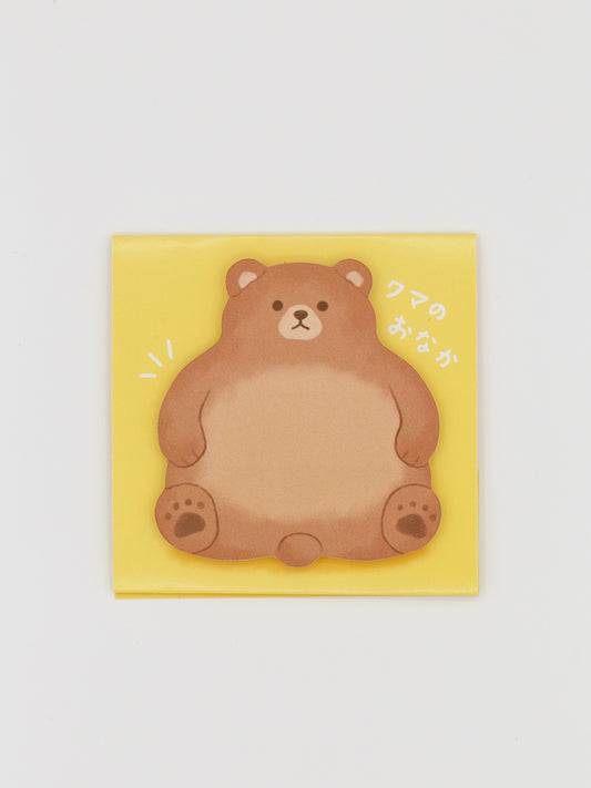 Bloc de notes adhésives | Ours brun