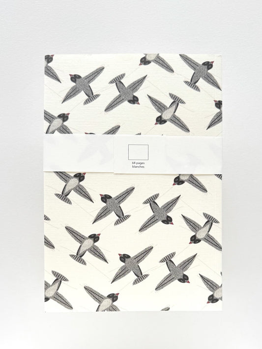 Carnet moyen | Monsieur Papier Hirondelles