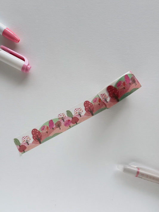 Masking Tape | Paysage printanier japonais