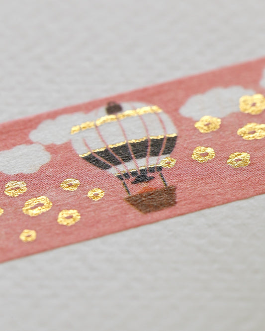 Washi tape | Voyage en montgolfière
