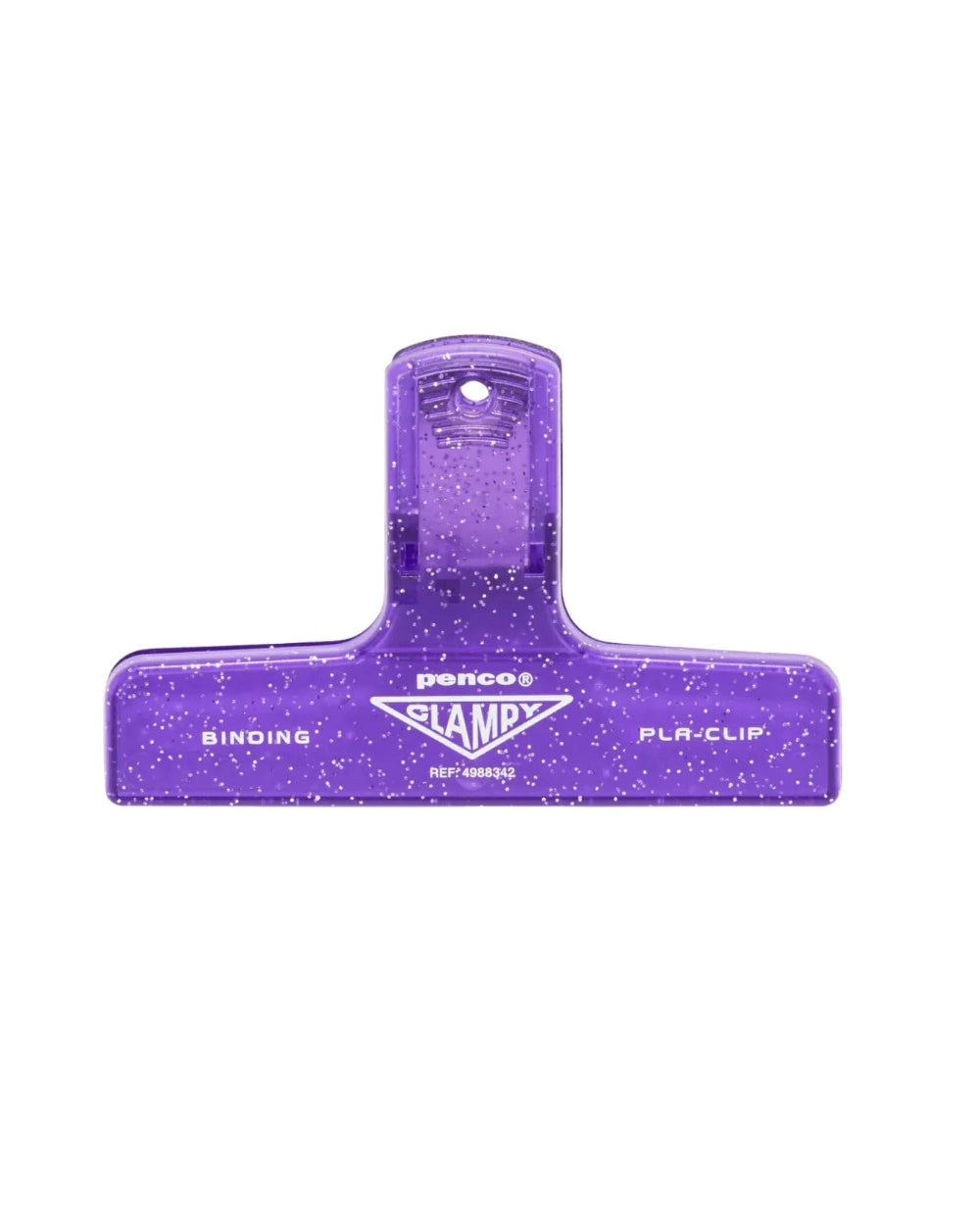 Pince Penco | Clampy PLA-clip Violet pailleté