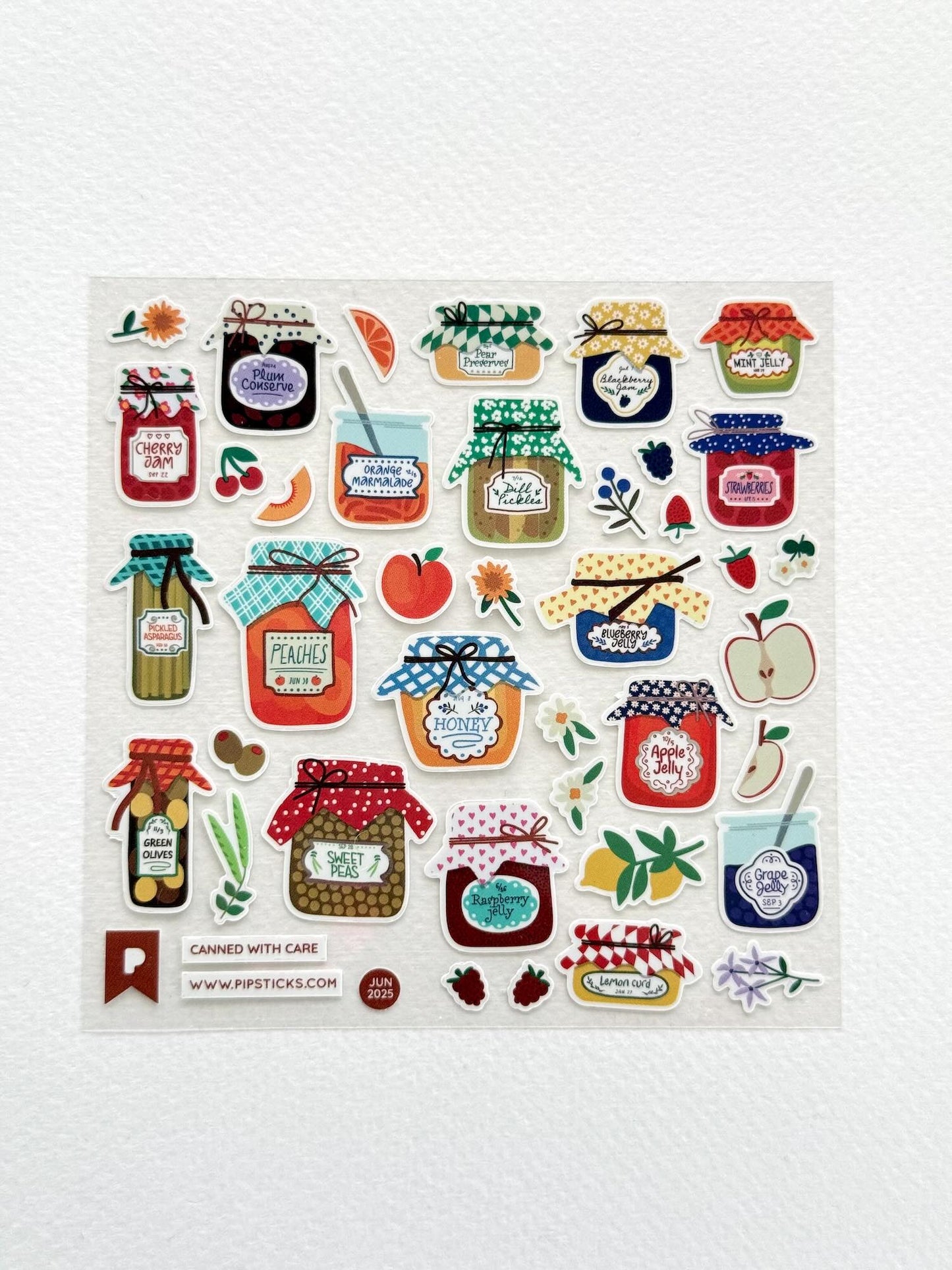 Stickers | Confitures & bocaux d’été