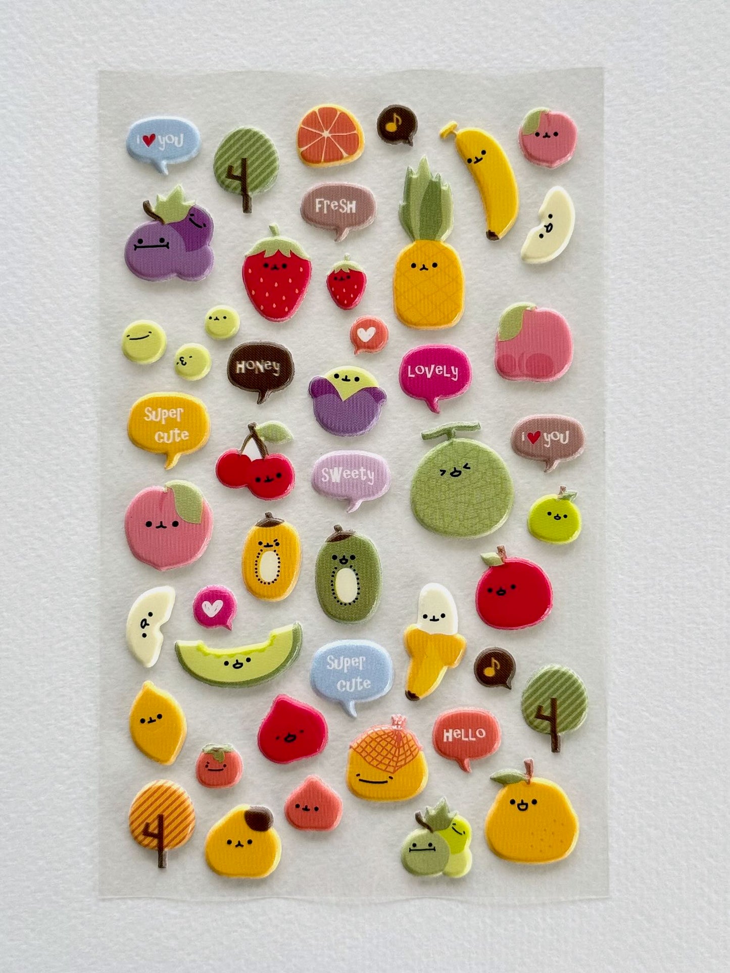 Stickers | Balade au marché et fruits d'été