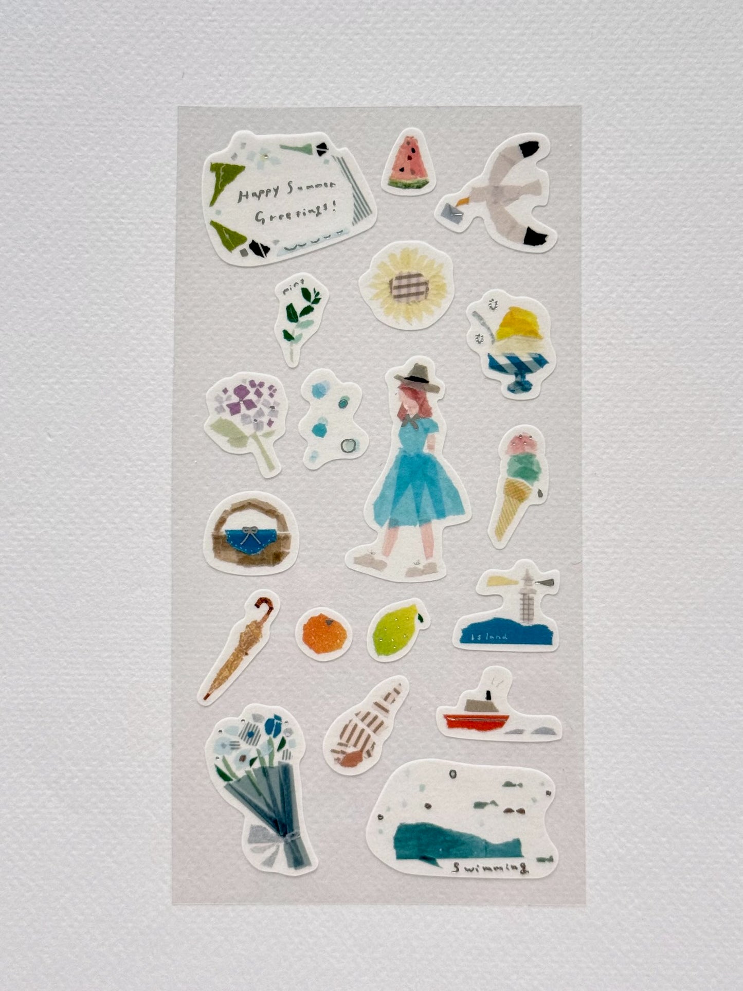 Stickers japonais | L'été en bord de mer par Miki Tamura