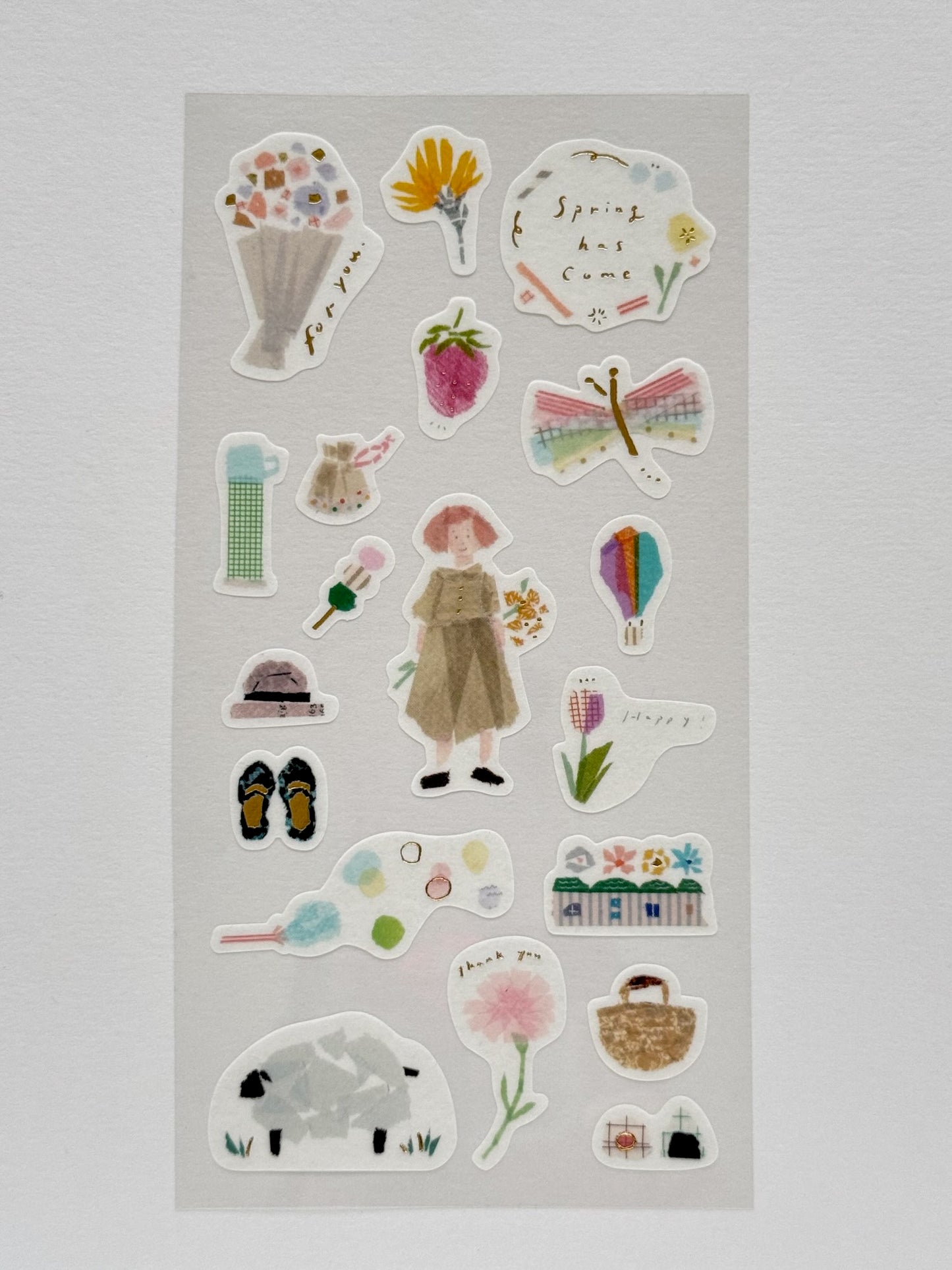 Stickers japonais | Le printemps japonais par Miki Tamura