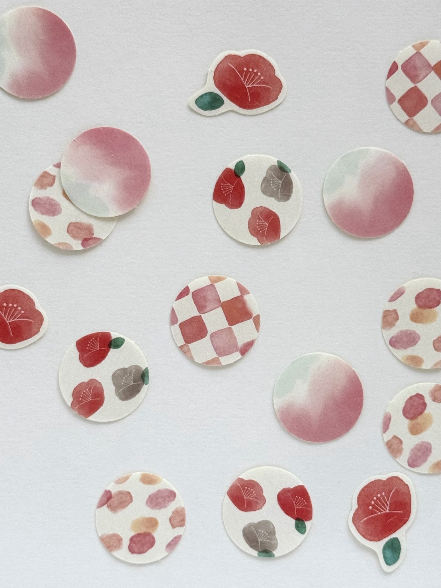 Stickers washi prédécoupés | Fleurs japonaises