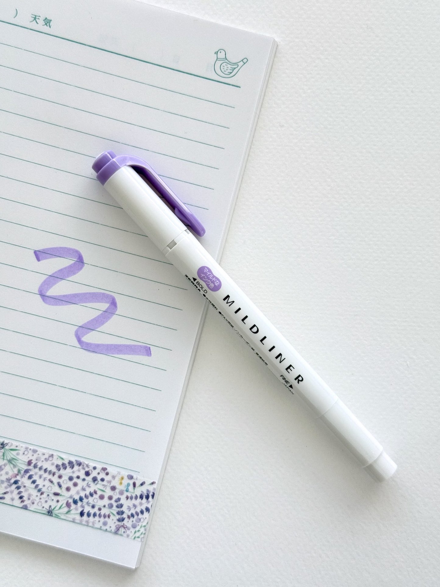 Surligneur Japonais | Zebra Mildliner lavande