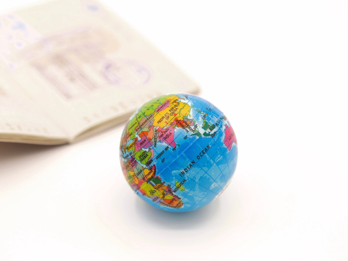 Balle anti-stress | Globe terrestre