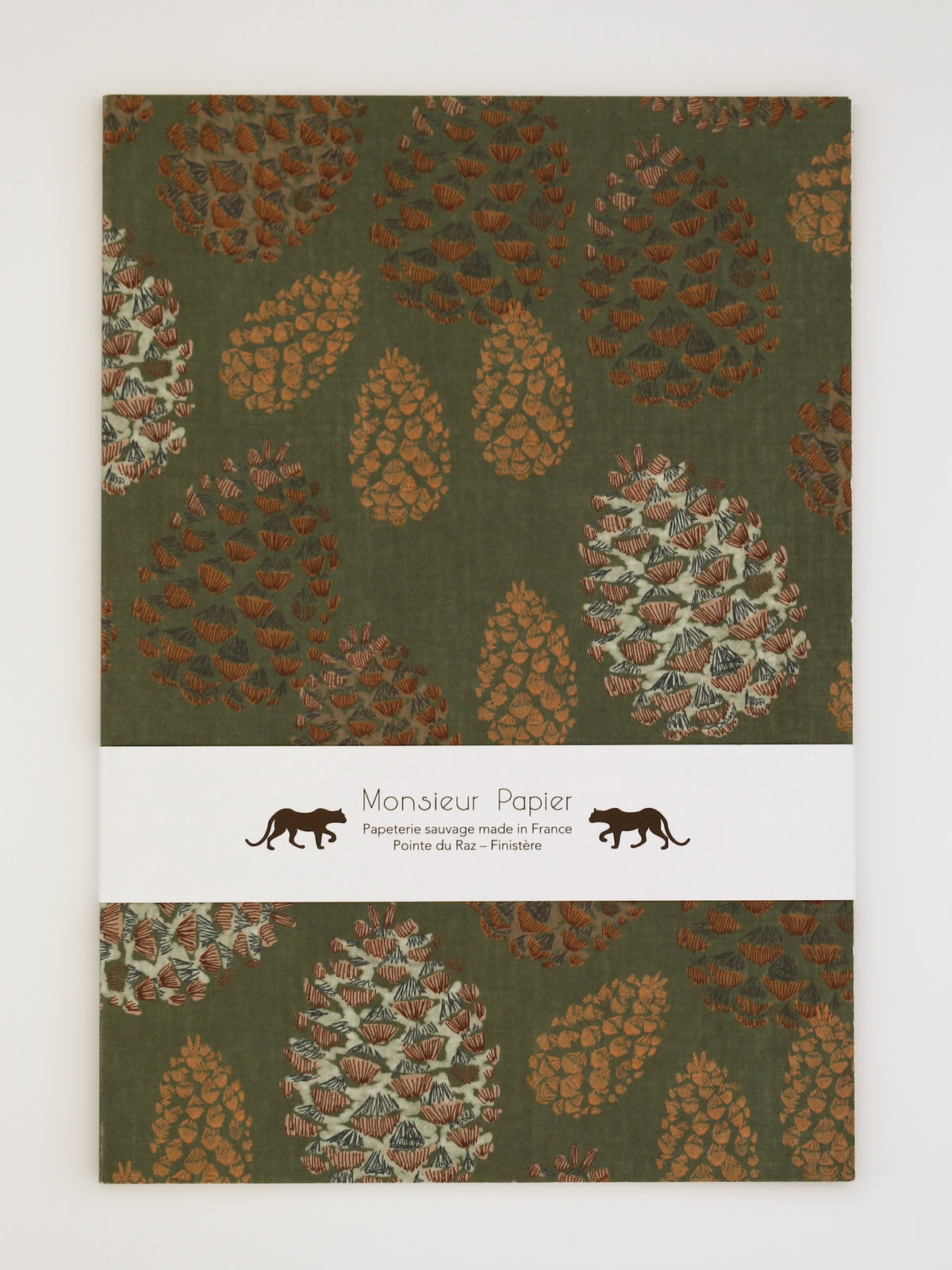 Carnet moyen | Monsieur Papier Pommes de pin