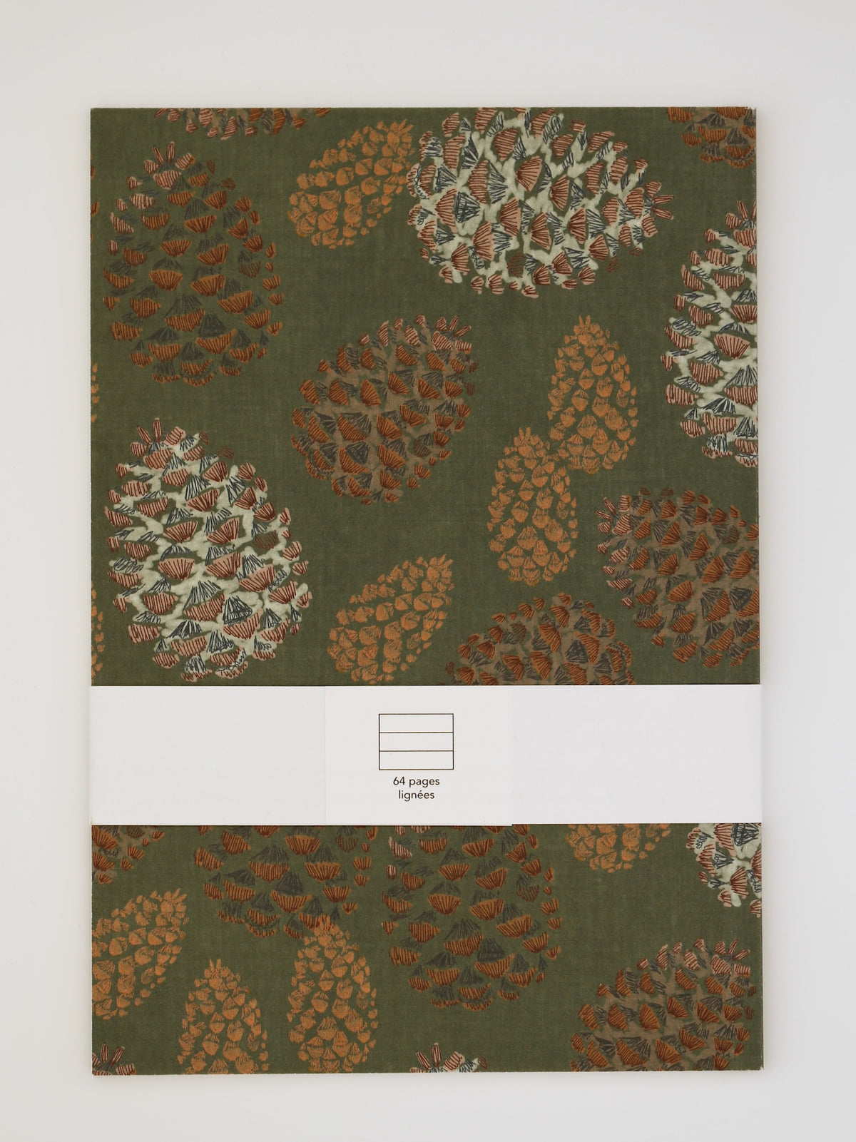 Carnet moyen | Monsieur Papier Pommes de pin
