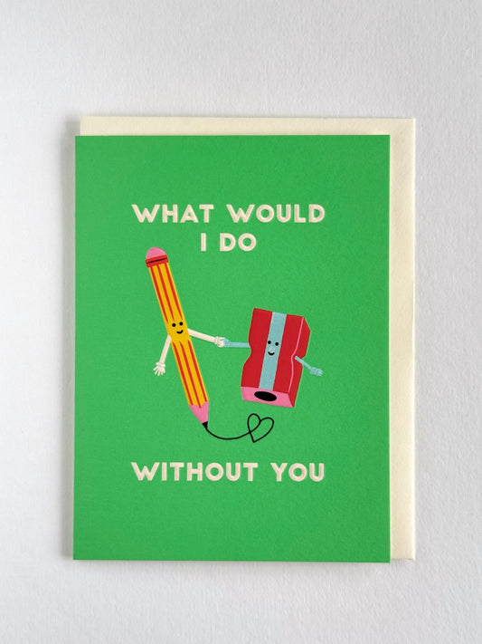 Carte | Duo crayon & taille-crayon