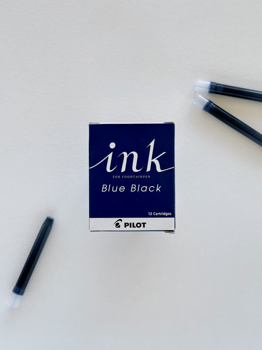 Encre | Cartouches Pilot coloris Bleu Noir (boîte de 6)