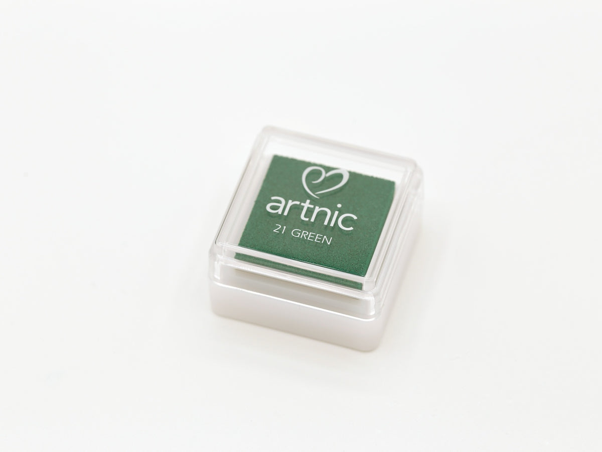 Tampon encreur japonais | Artnic coloris Vert forêt