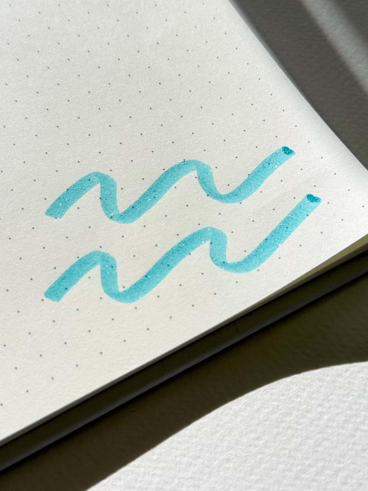 Marqueur | Zebra Kirarich Glitter Bleu Méditerranée