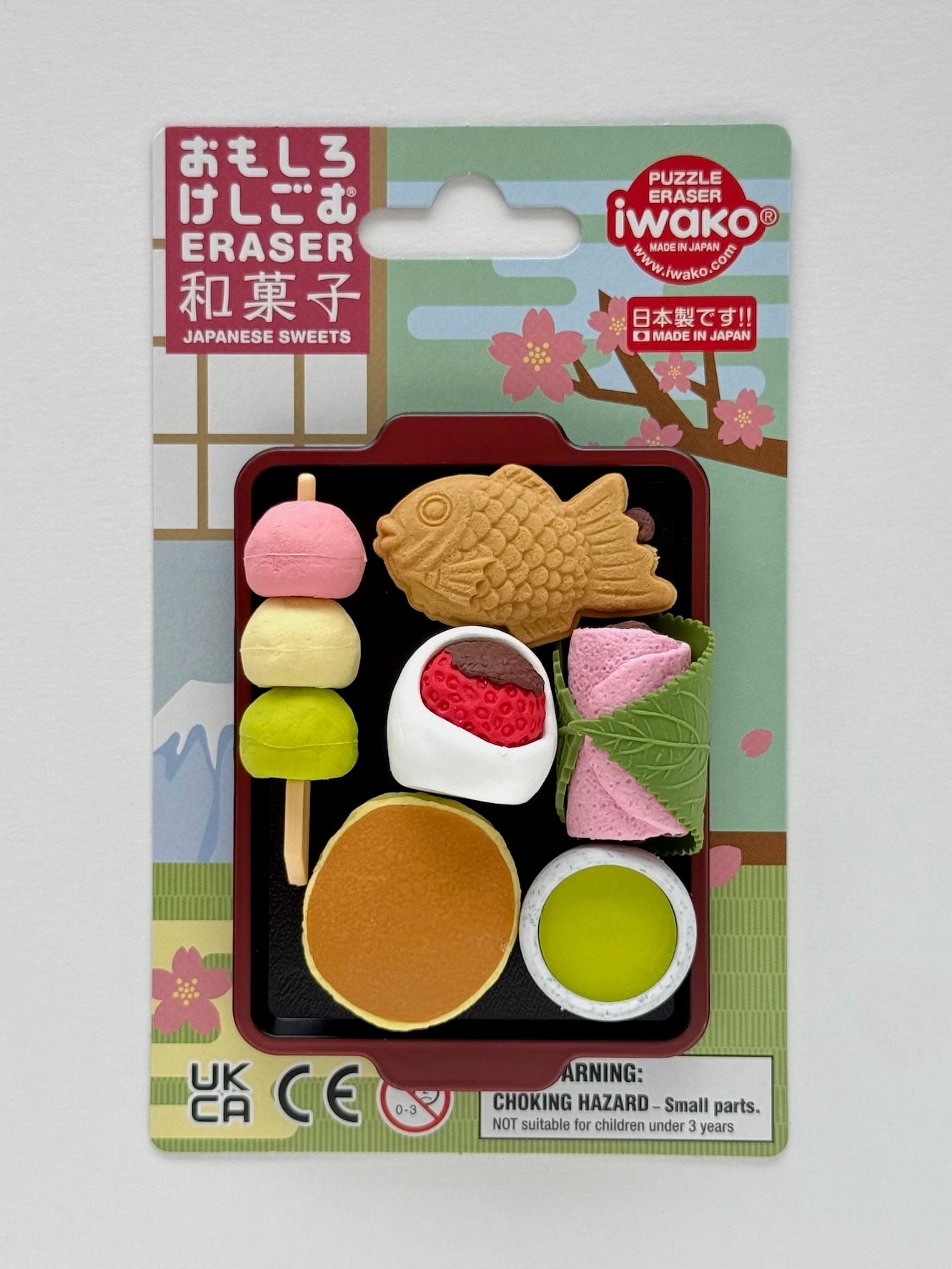 Gommes japonaises Iwako | Set spécialités sucrées japonaises