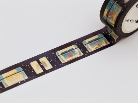 Masking tape japonais | Train de nuit