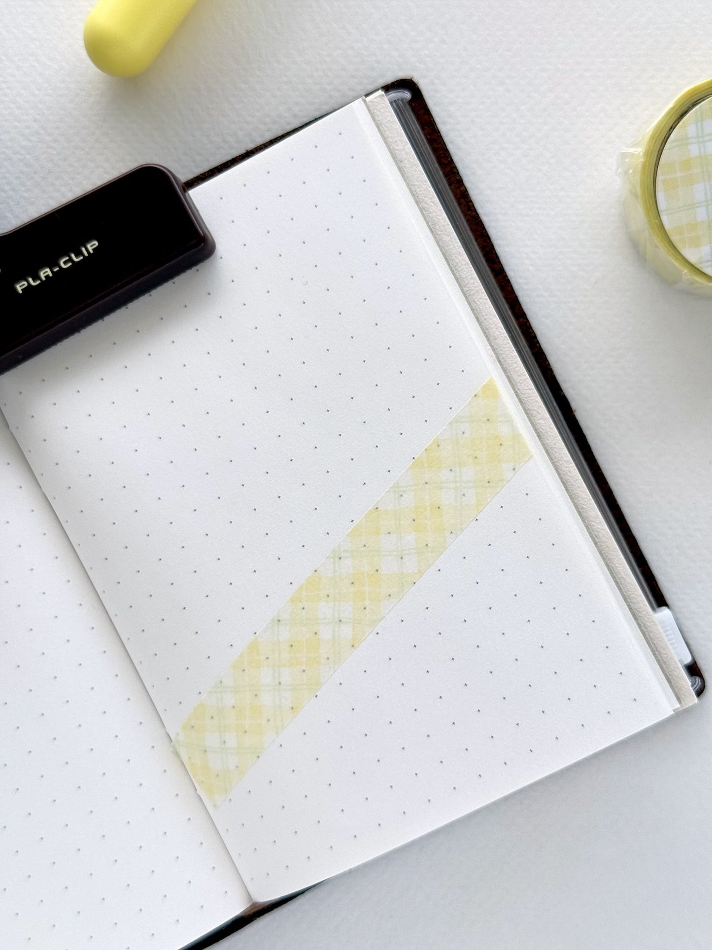 Masking tape | Vichy jaune pâle
