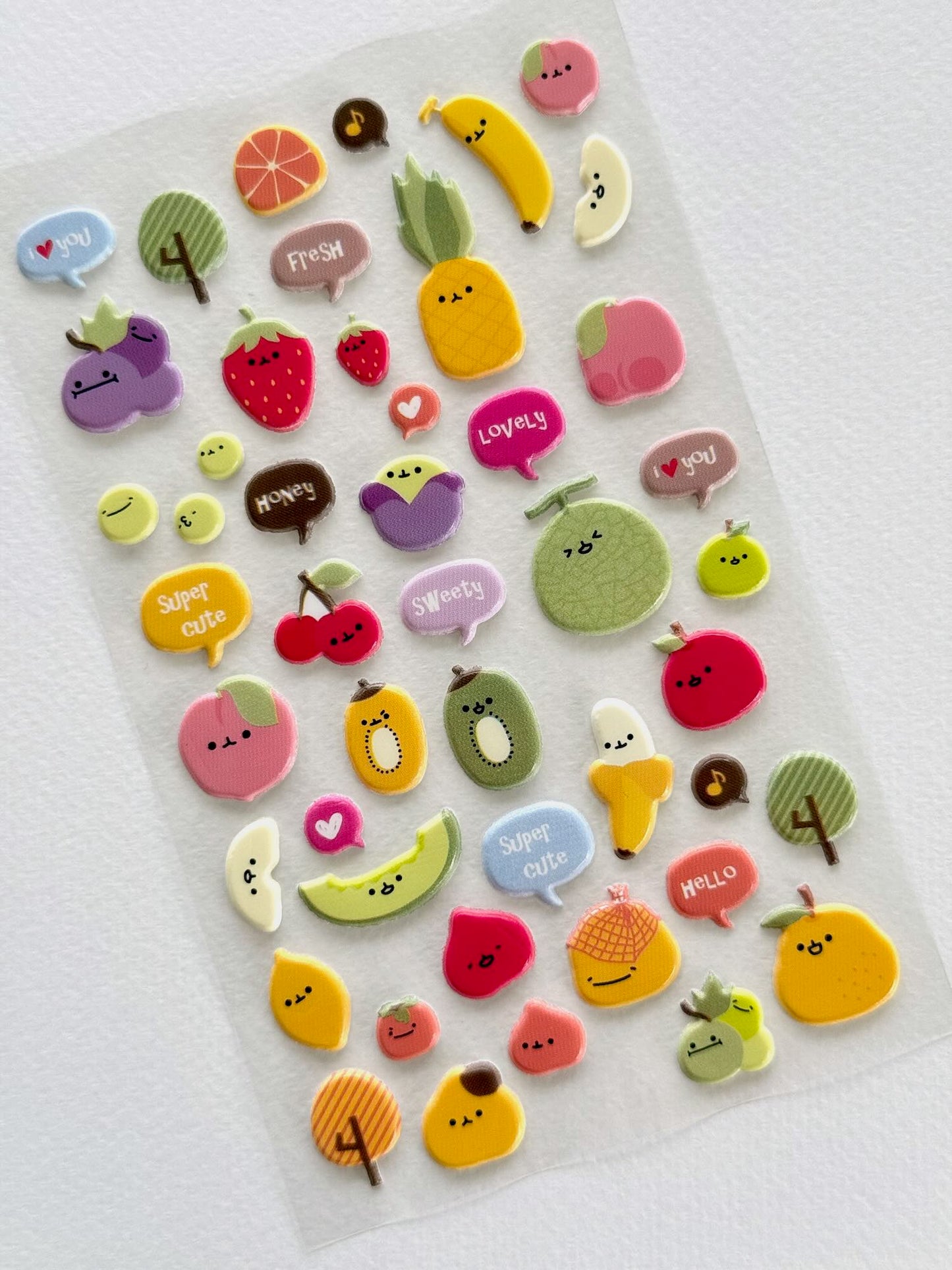 Stickers | Balade au marché et fruits d'été