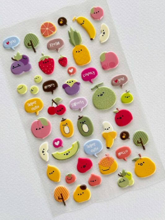 Stickers | Balade au marché et fruits d'été