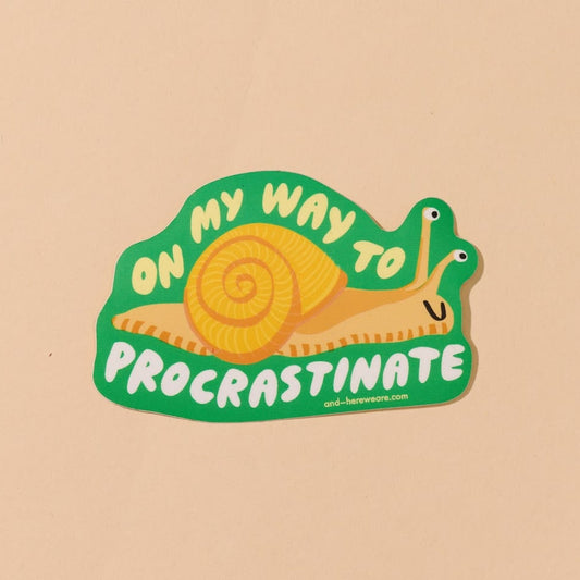 Sticker | Escargot procrastinateur