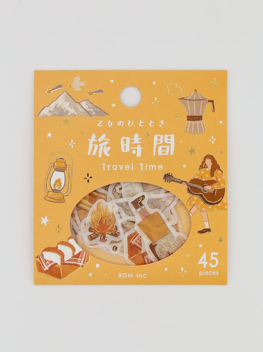 Stickers japonais | Pause au campement