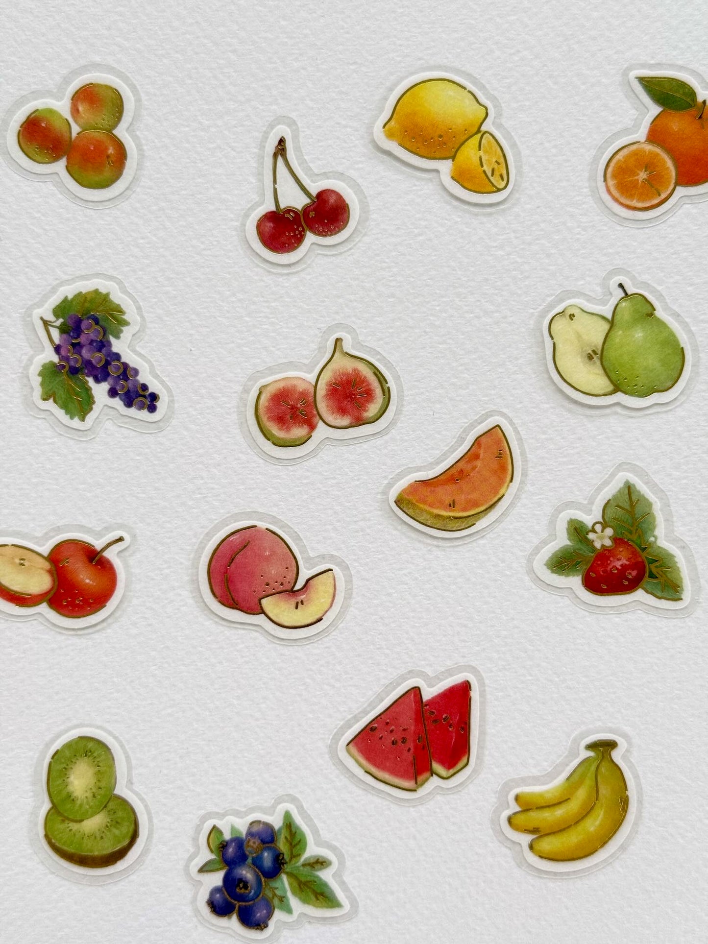 Stickers | Fruits d’été et retour de marché