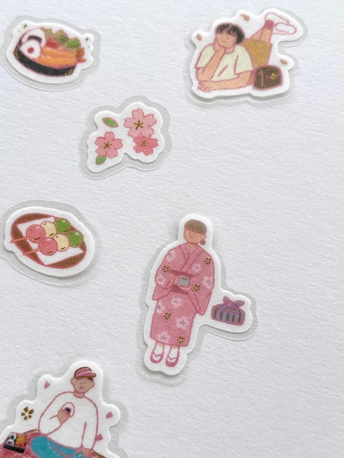 Stickers japonais | Hanami sous les cerisiers