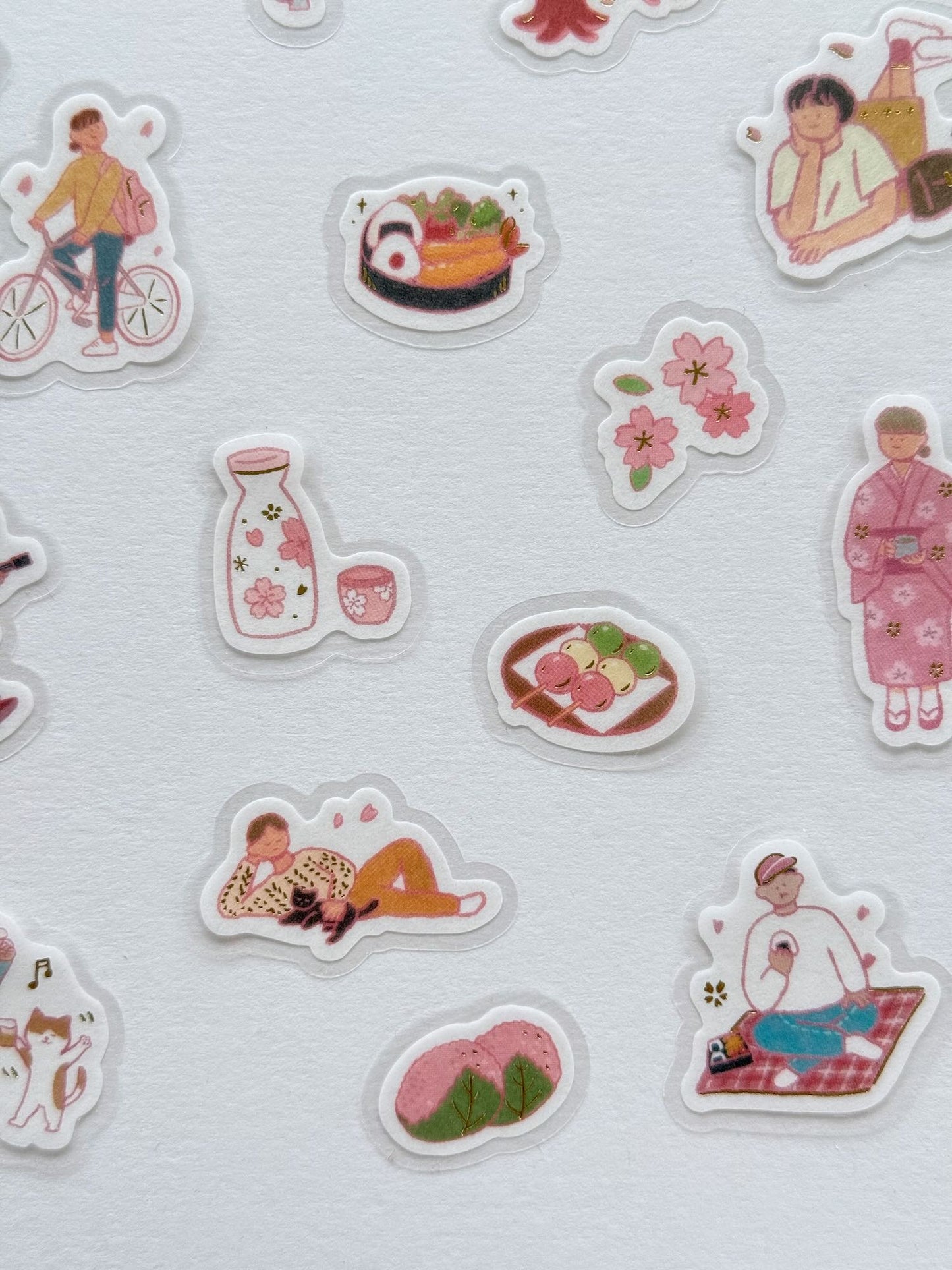 Stickers japonais | Hanami sous les cerisiers