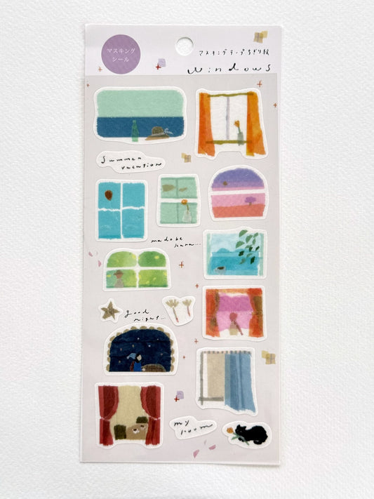 Stickers | Vue sur mer de Miki Tamura