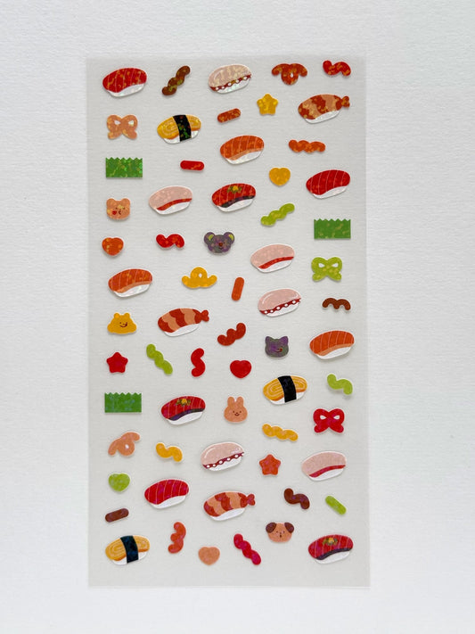 Stickers japonais | Dîner de mini sushis