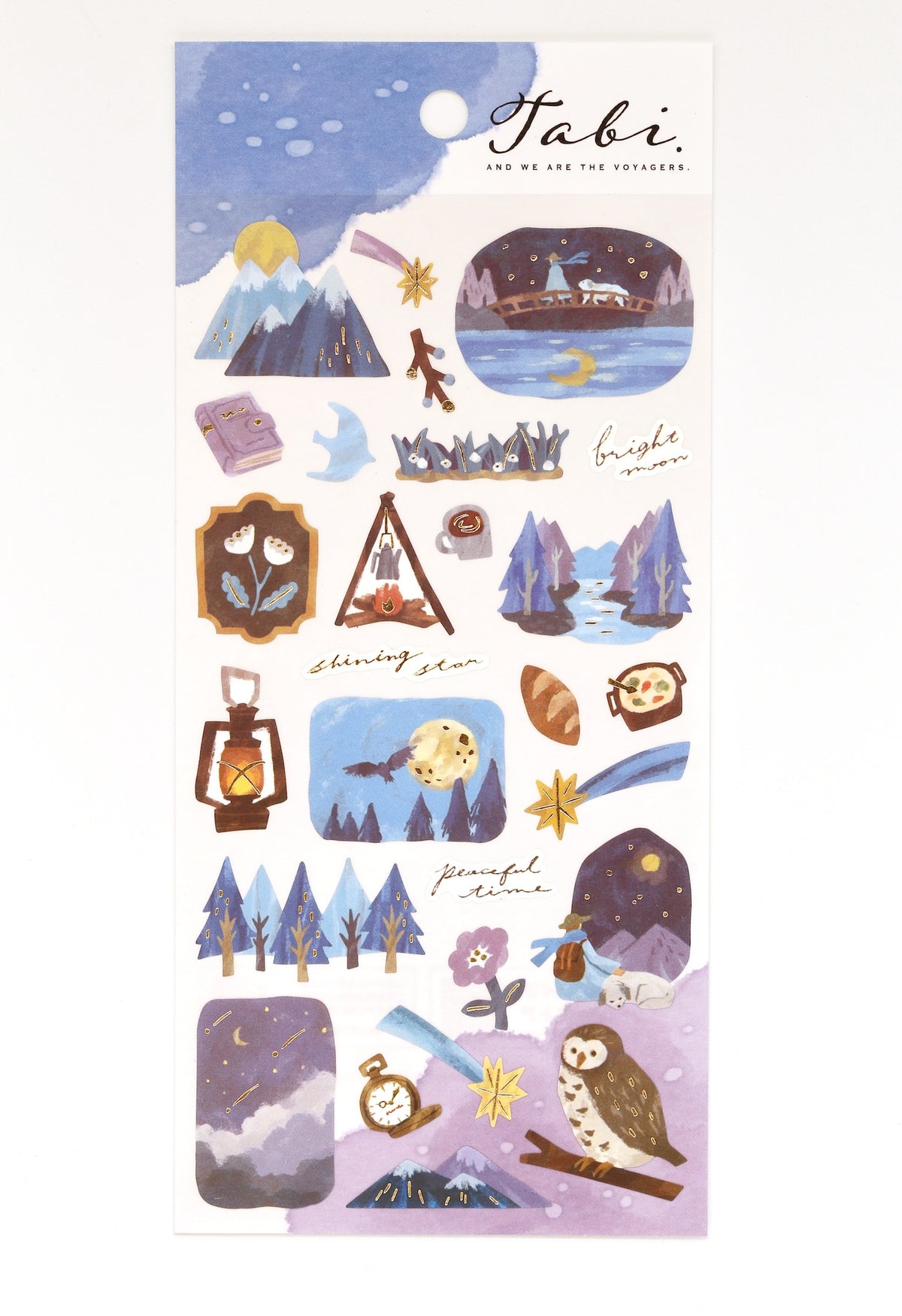 Stickers japonais | Nuit au campement