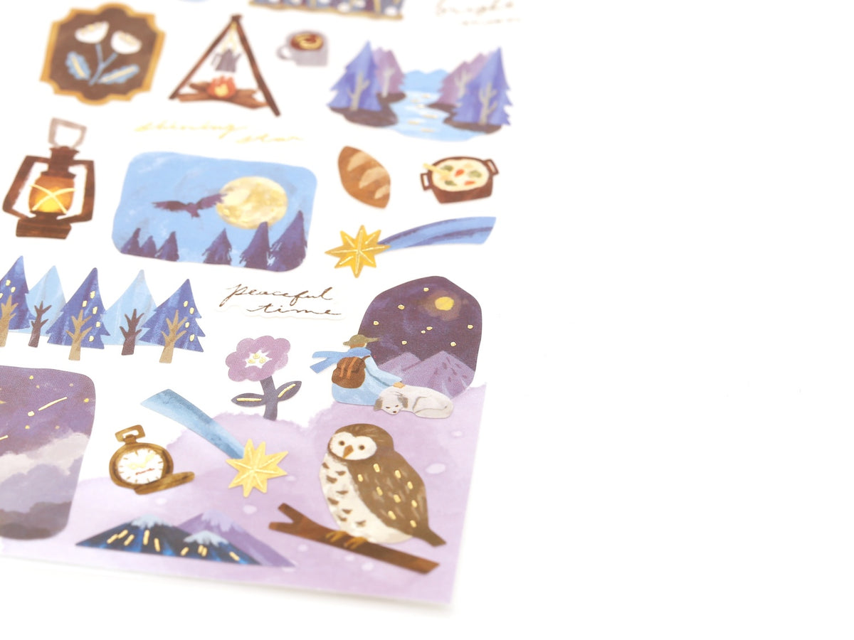 Stickers japonais | Nuit au campement