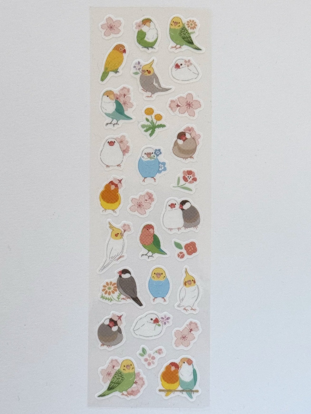 Stickers japonais | Oiseaux et fleurs de cerisier