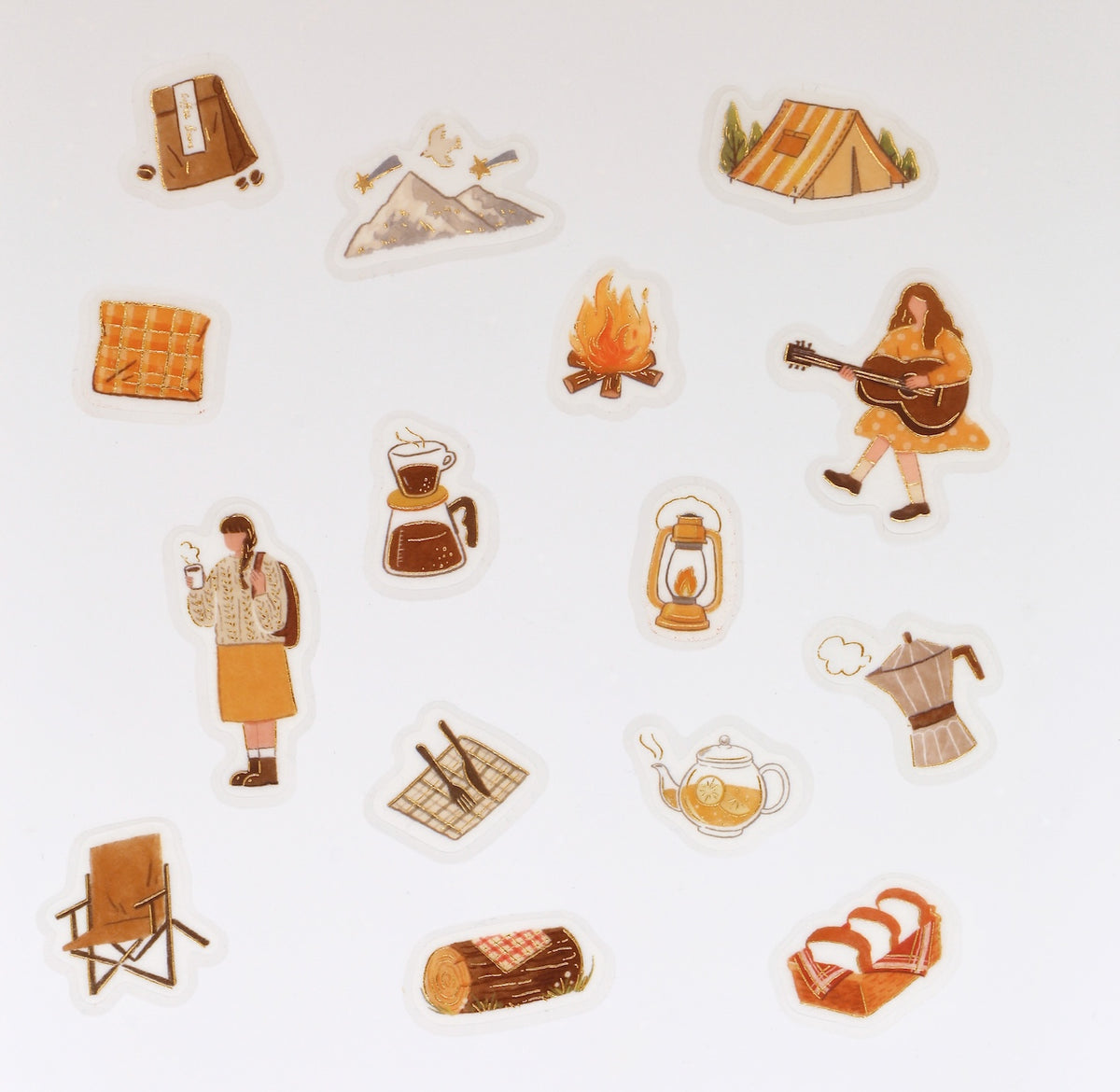Stickers japonais | Pause au campement