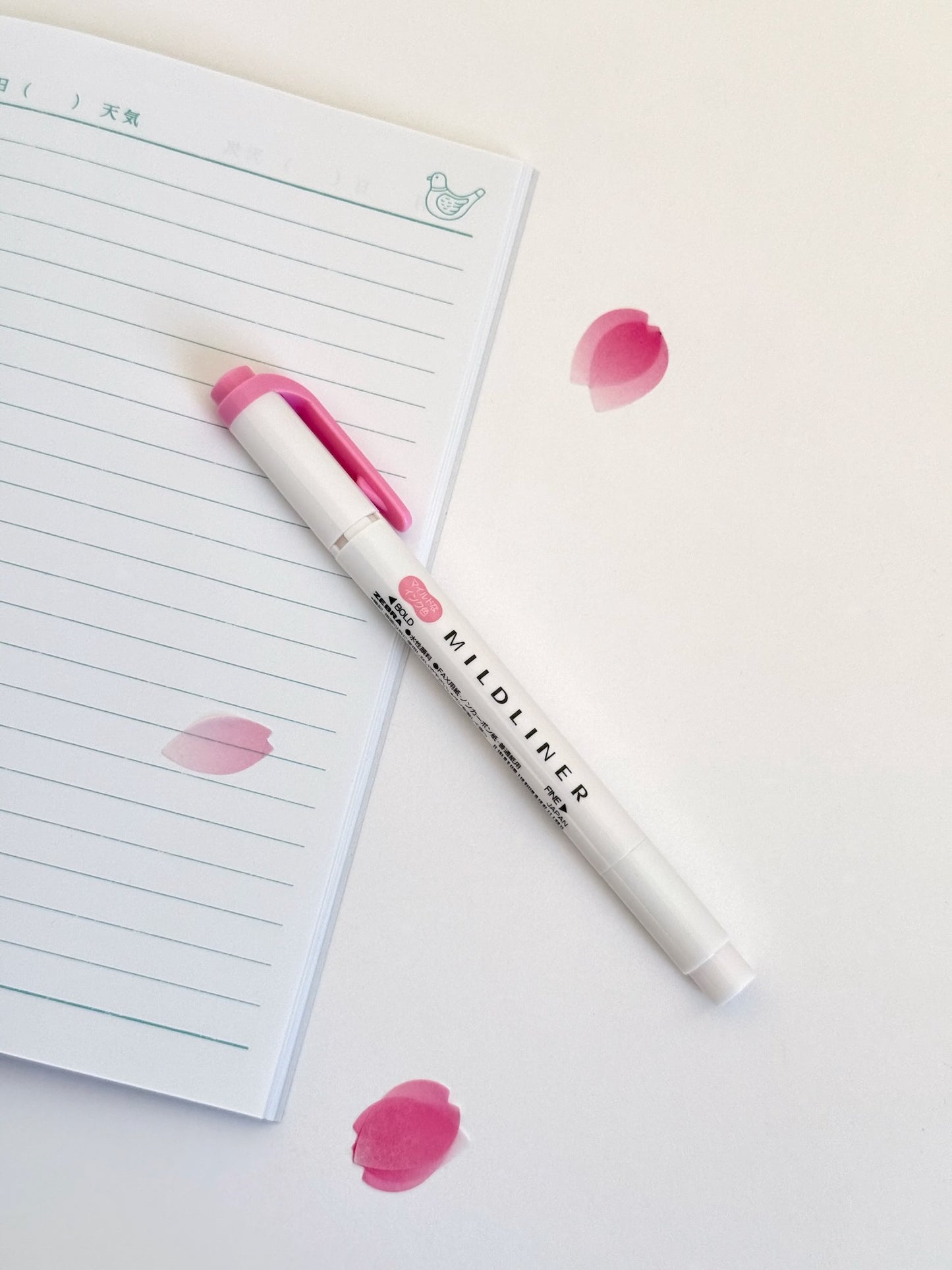 Surligneur Japonais | Zebra Mildliner rose sakura