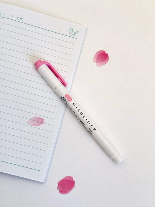 Surligneur Japonais | Zebra Mildliner rose sakura