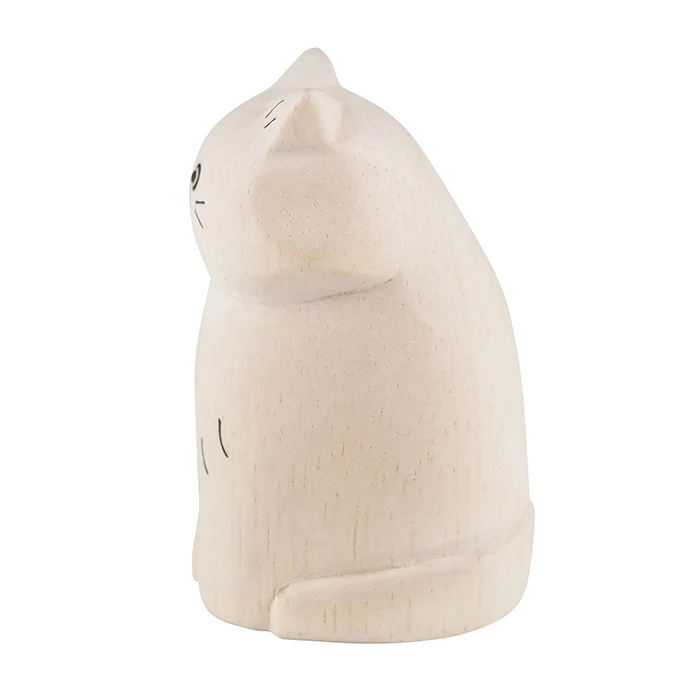 Figurine en bois | Chat T-Lab