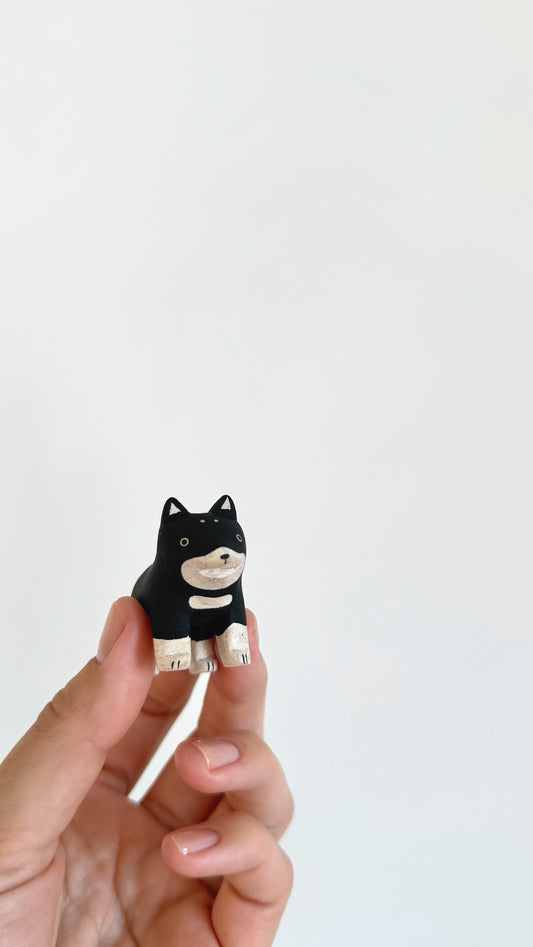 Figurine en bois | Shiba Inu enfant T-Lab