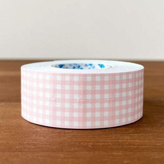 Washi-tape à carreaux roses